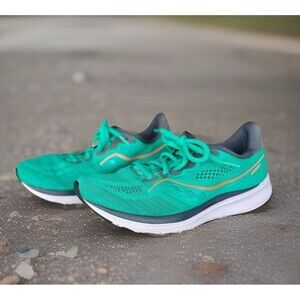 Saucony Women's Ride 14 "Jade / ViziOrange" Women Sz 9 S10650-120